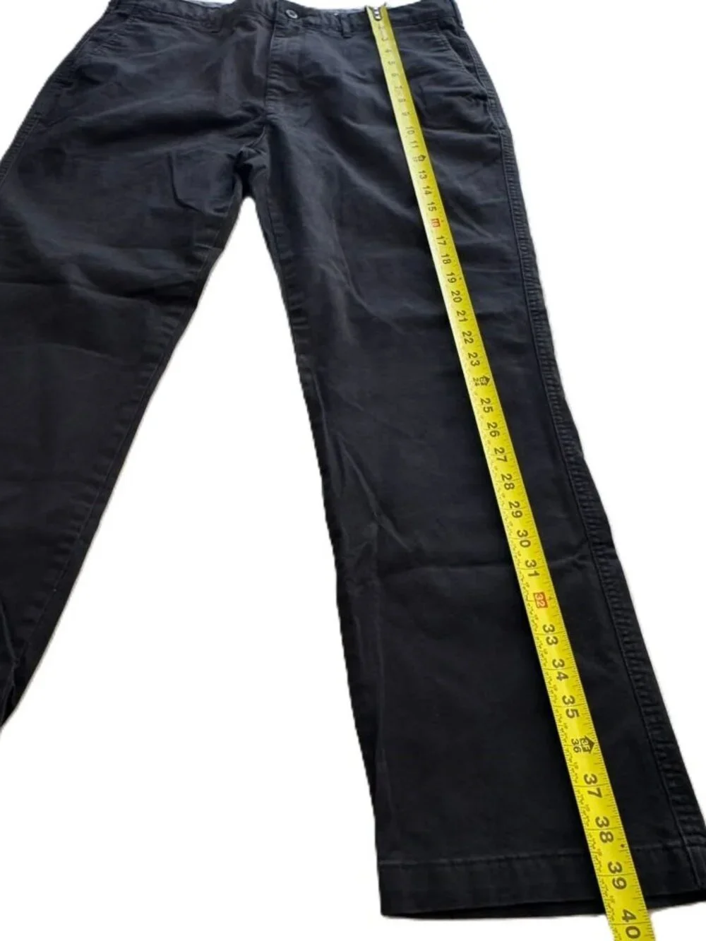 Cremieux Comfort Stretch Pants 36x30 Men's Black Tapered Leg Madison Fit Chino